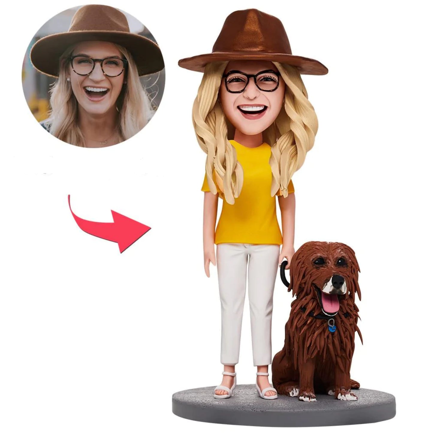 Personalized bobble head