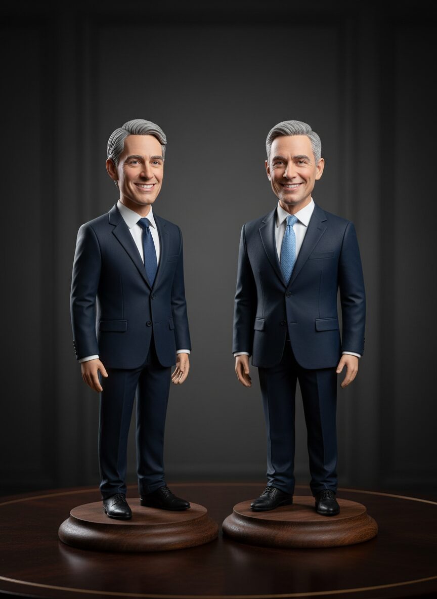 Handmodellierte Wackelfigur: Business & Awards