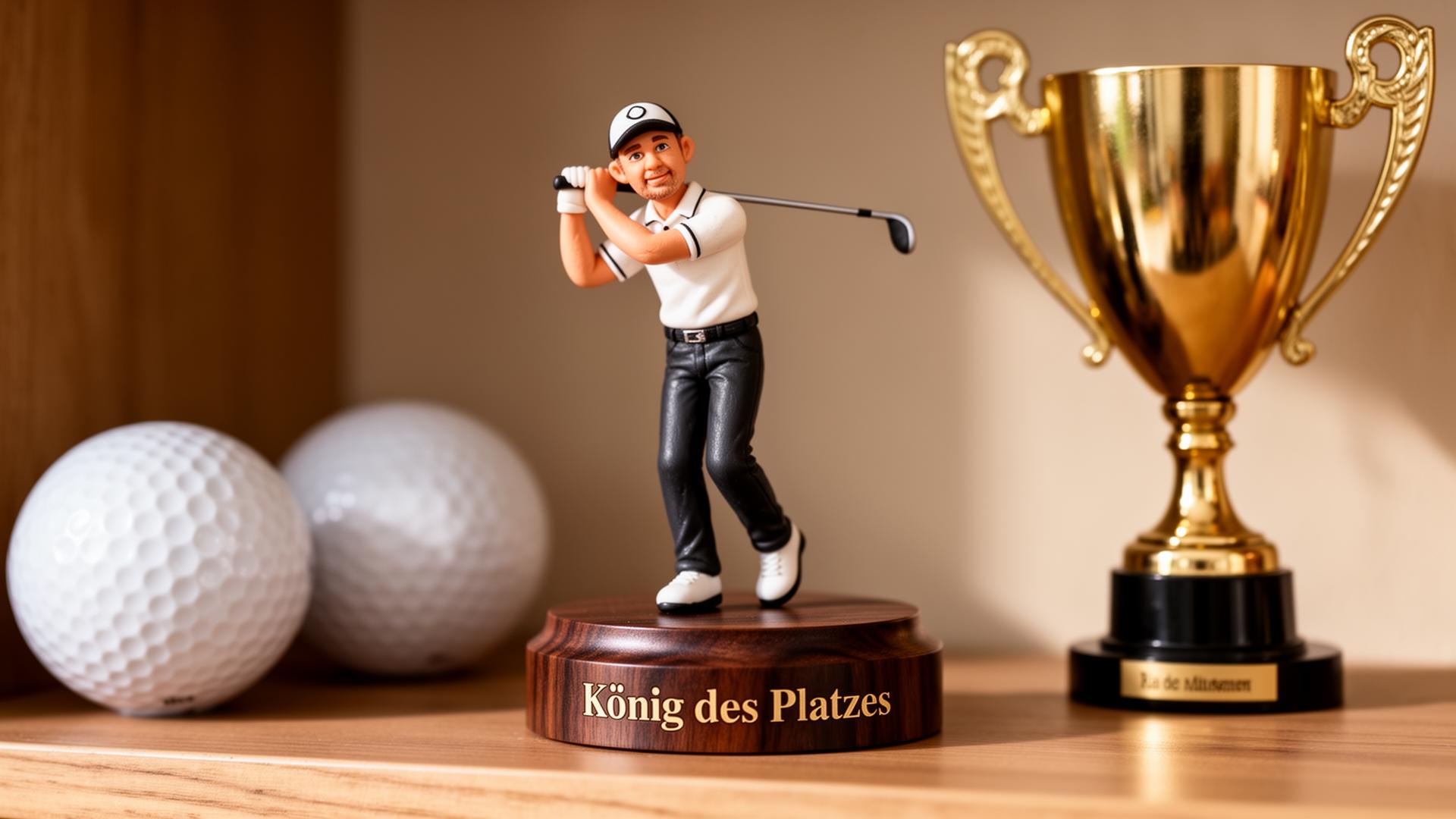 Personalisierte Sport-Wackelfigur — Golf, Fußball, Fitness