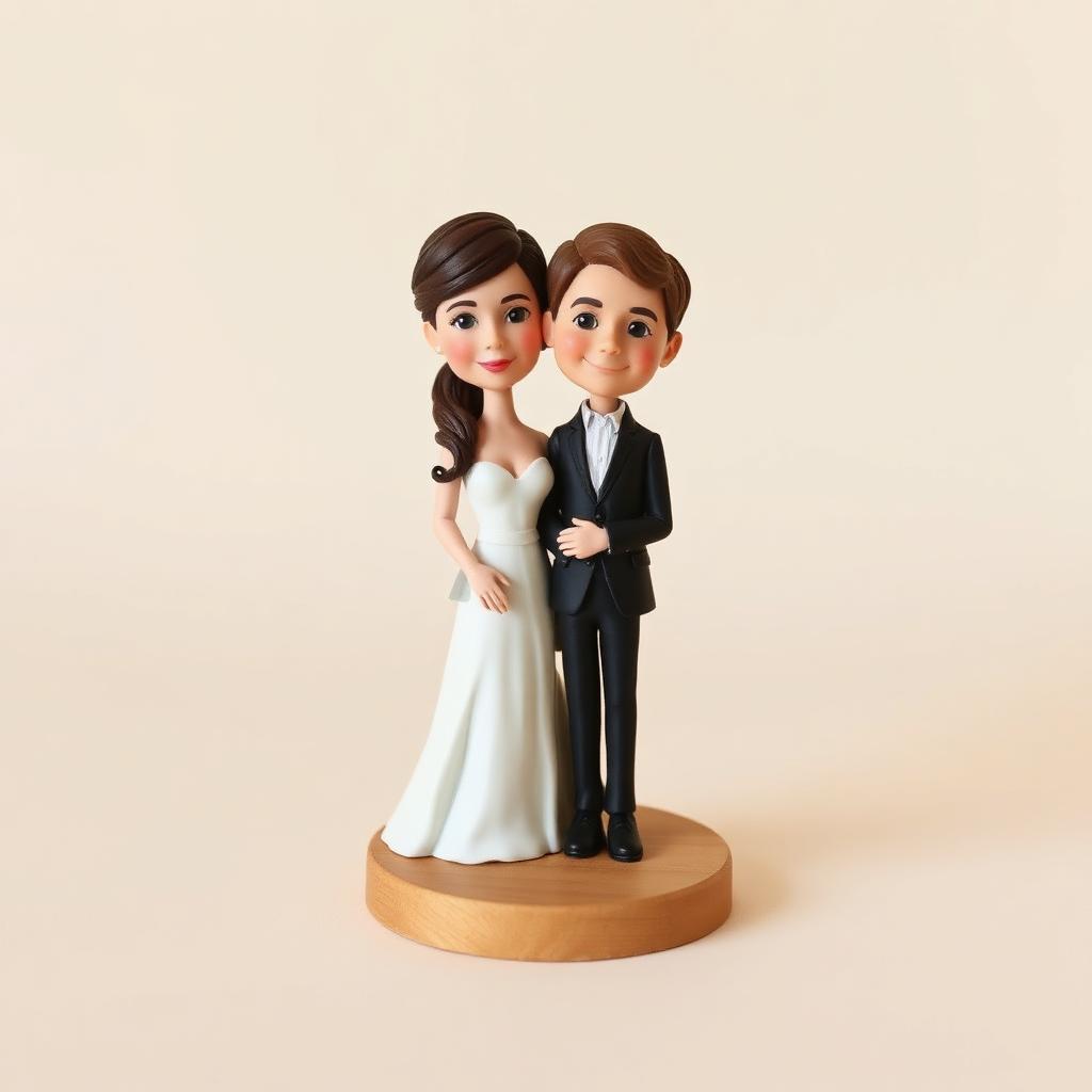 Hochzeitstorten-Figur Ansicht