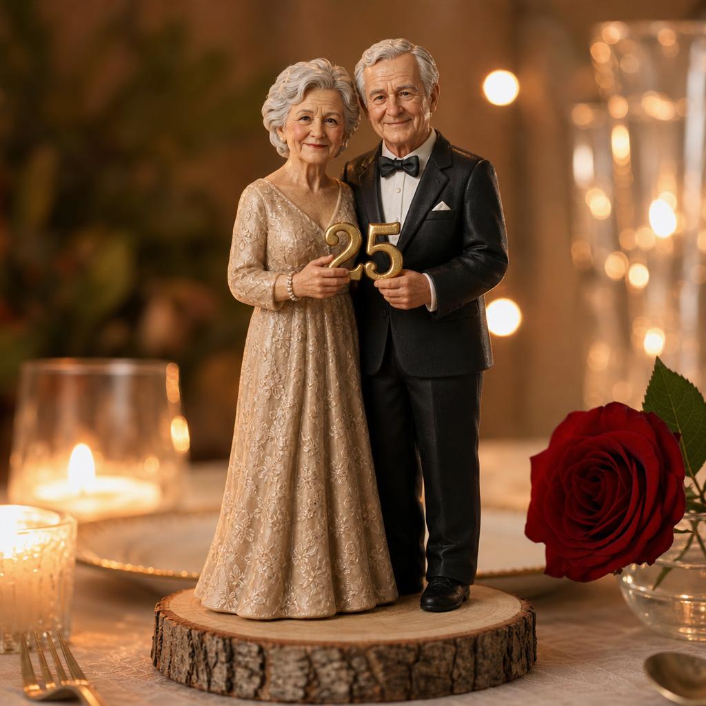 Personalisierte Wackelfigur für Personalisierter Bobblehead zum Jubiläum nach Foto – Bobblehead nach Foto bestellen