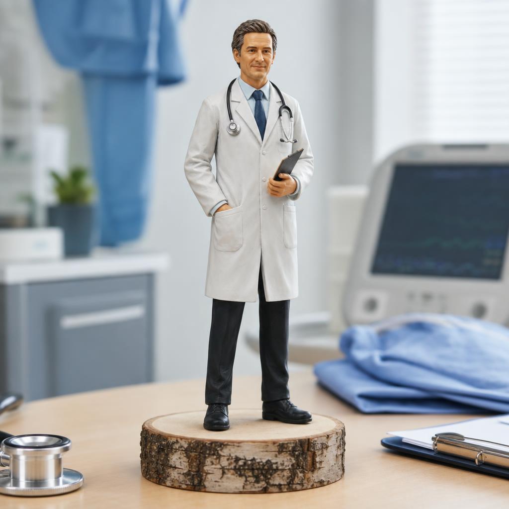 Personalisierte Wackelfigur für Personalisierter Bobblehead für Ärzte nach Foto – Bobblehead nach Foto bestellen
