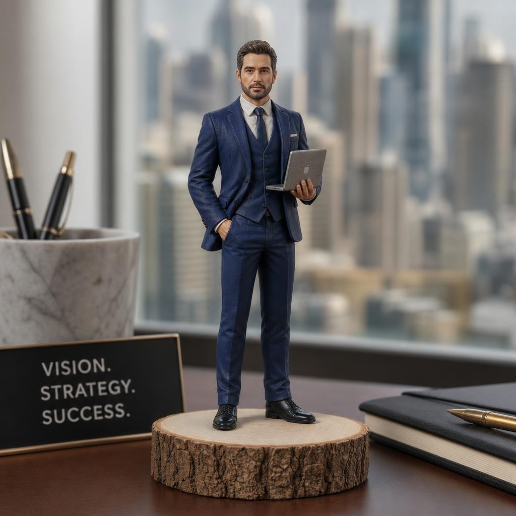 Personalisierte Wackelfigur für Personalisierter Bobblehead für Firmen nach Foto – Bobblehead nach Foto bestellen
