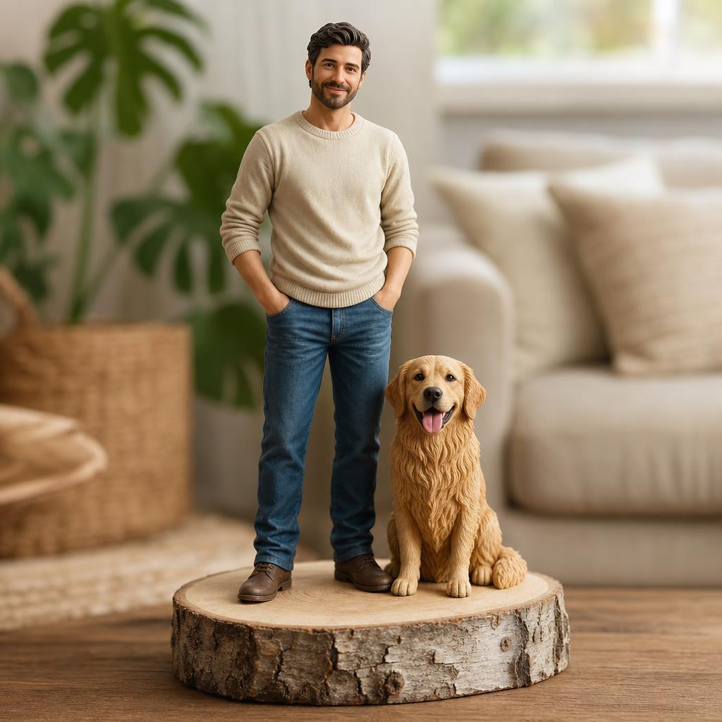 Personalisierte Wackelfigur für Personalisierter Bobblehead vom Haustier nach Foto – Bobblehead nach Foto bestellen