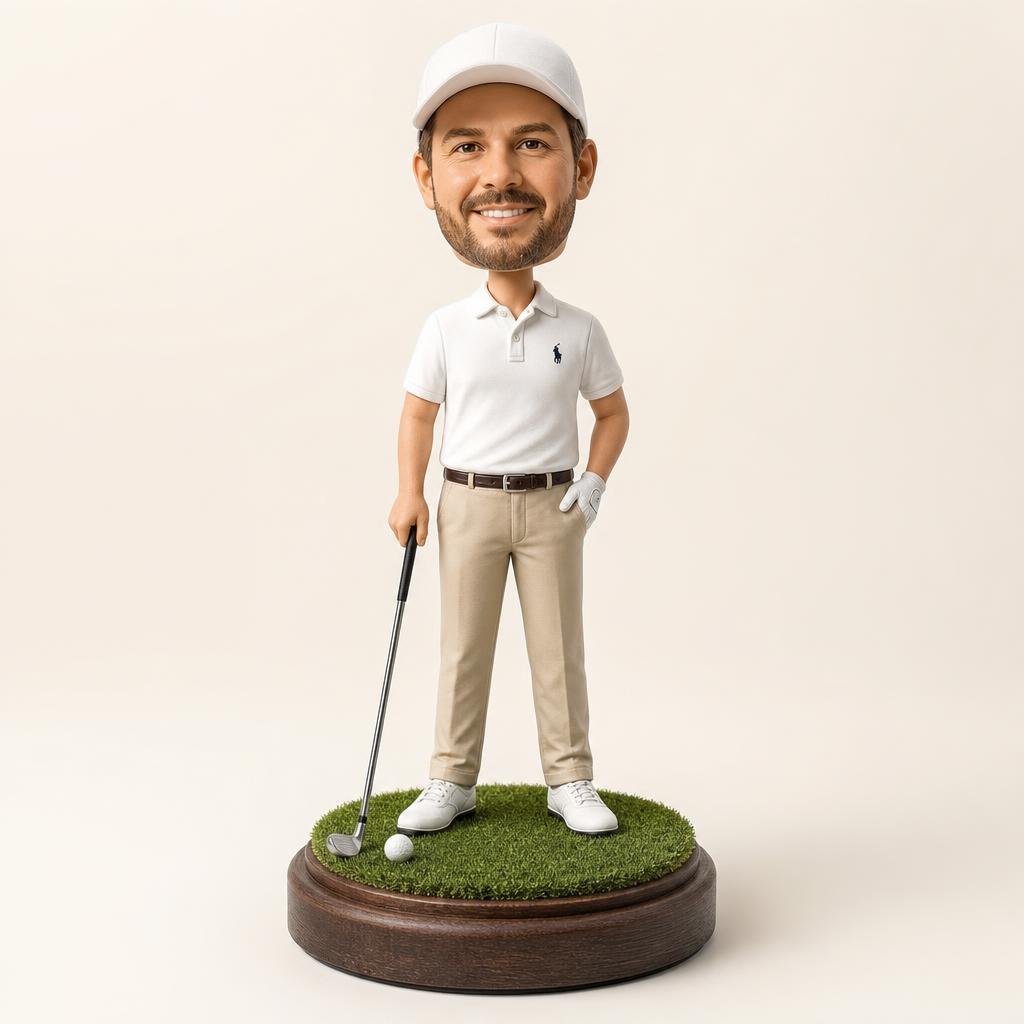 Handmodellierte Wackelfigur: Sport & Hobby