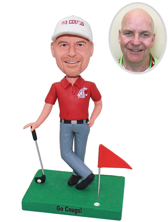 Personalisierter Wackelkopf - Golf Edition